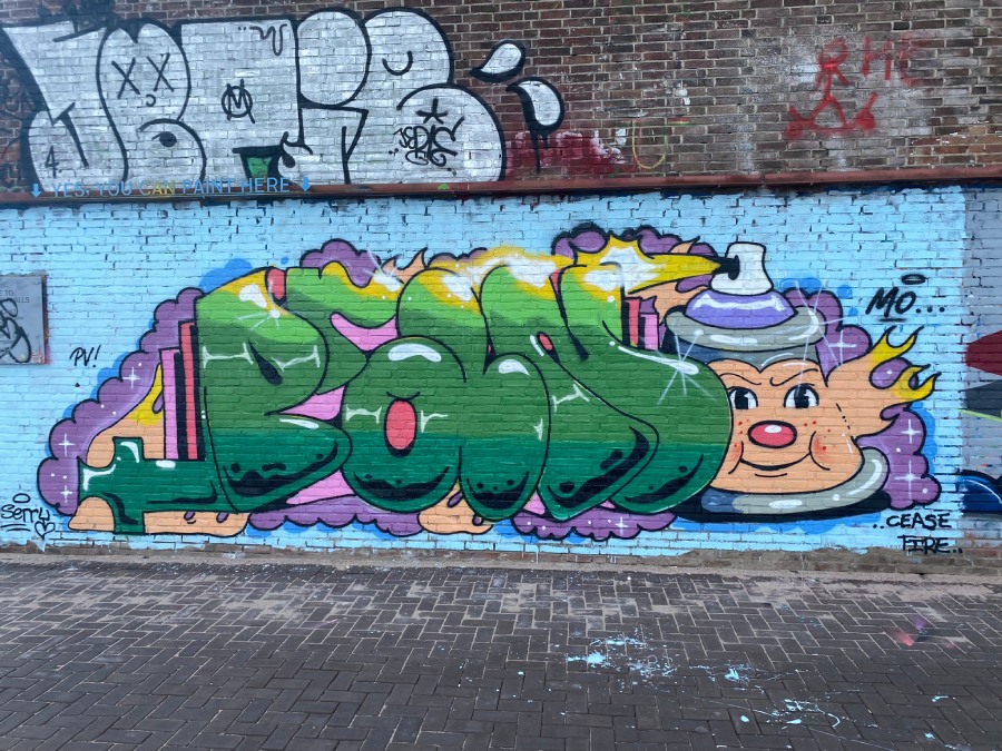 pran, ndsm, graffiti, amsterdam